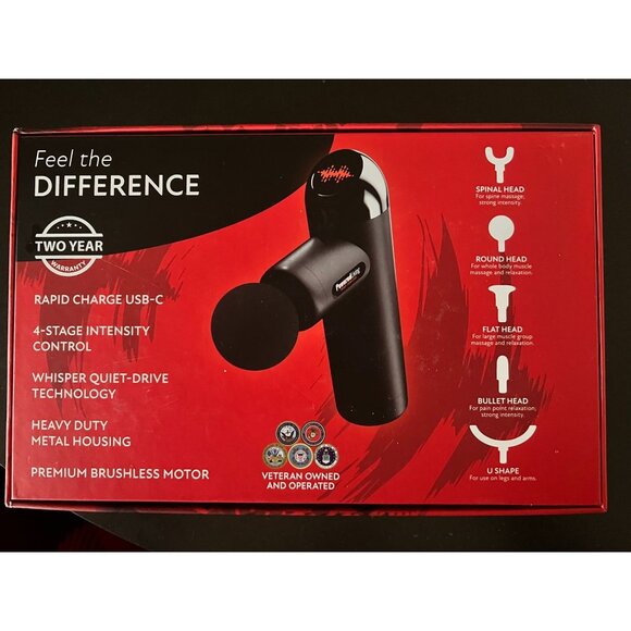 PoweredLiving Mini Percussion Massager - Picture 3 of 3